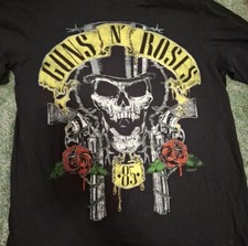 Camiseta Guns N Roses Appetite for Destruction Rock Tour Design Antigo Camiseta comprar usado  Enviando para Brazil
