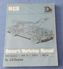 Haynes manual mgb for sale  LUTON