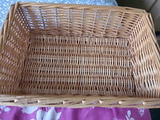 Oblong wicker basket. for sale  LONDON