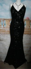 Evening dress black for sale  BRISTOL