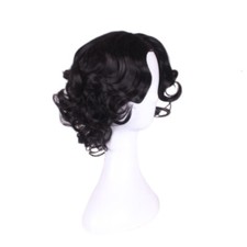 Black curly cosplay for sale  LONDON