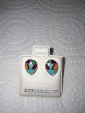Boucles oreilles navajo d'occasion  Saint-Pierre-d'Irube