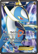 Latios EX - 113/116 - Pokemon Plasma Freeze preto branco arte completa cartão raro MP comprar usado  Enviando para Brazil