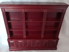Mahogany triple bookcase for sale  BRAMPTON