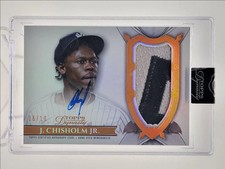 JAZZ CHISHOLM JR 2024 TOPPS DYNASTIA GRA UŻYWANA PATCH #DAP-JC3 B AUTO #06/10 na sprzedaż  Wysyłka do Poland