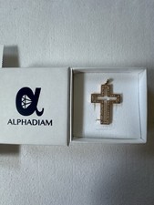 Kreuzanhänger roségold diama gebraucht kaufen  Bad Iburg