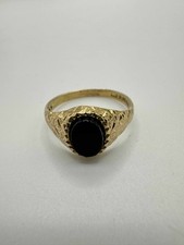 9ct textured onyx for sale  SOUTHAMPTON
