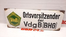 Blechschild emaille schild gebraucht kaufen  Rochlitz