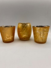 Teelichthalter gold glas gebraucht kaufen  Bad Homburg v. d. Höhe