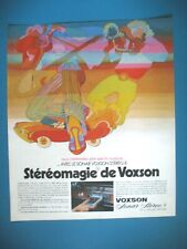 Publicite presse voxson d'occasion  Mazamet
