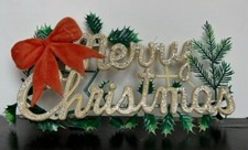 Vintage christmas merry for sale  LONDON