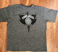 Usado, Camiseta Tradicional Artesanato Premium Extra Grande Algodão Irlanda Nação Celta Cinza comprar usado  Enviando para Brazil