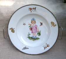 Ancienne assiette chauffante d'occasion  Gandelu