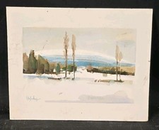 Tableau aquarelle paysage d'occasion  Toulouse-