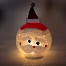 Led glaskugel weihnachtsmann gebraucht kaufen  Bad Zwischenahn
