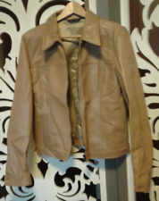 Giubbino ecopelle beige usato  Torino