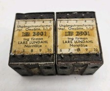 Par de transformadores Lars Lundahl saída 600ohm para amplificador de válvula hifi testado , usado comprar usado  Enviando para Brazil