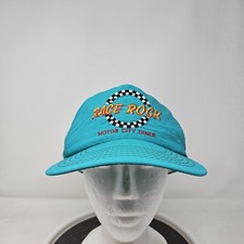 Boné de jantar vintage Race Rock Motor City bordado azul masculino anos 90 comprar usado  Enviando para Brazil