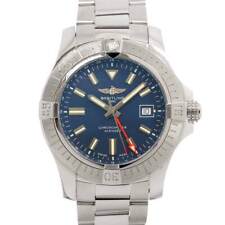 Mostrador azul automático masculino Breitling Avenger II GMT A32395 90272597, usado comprar usado  Enviando para Brazil