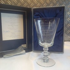 Vintage crystal glass for sale  STAFFORD