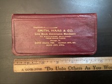 Libro de memorias calendario Smith Haas Livestock Commission 1901-02 Sioux City KC Chicago segunda mano  Embacar hacia Mexico