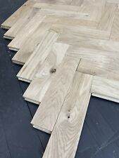 Parquet herringbone solid for sale  REDCAR