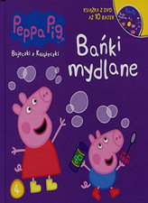 Swinka Peppa Bajeczki z ksiazeczki 4 Banki mydlane + DVD-Opracow na sprzedaż  Wysyłka do Poland