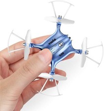 Usado, SYMA Mini Drones Helicóptero Voador Auto Hovering 3D Flip - Azul - Risco e Dent comprar usado  Enviando para Brazil