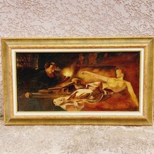 Tableau ancien huile d'occasion  Garéoult