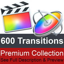 Usado, Transições para Final Cut Pro X e Apple Motion modelos PRO exclusivos arte 2025 comprar usado  Enviando para Brazil