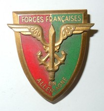 Insigne forces francaises d'occasion  Senozan