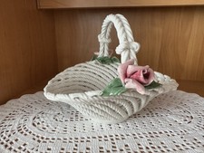 Porzellan korb dekorativ gebraucht kaufen  Uder