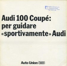 Brochure depliant audi usato  Villar Focchiardo