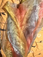 Rainbow organza crystal for sale  BANBURY