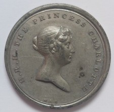 Usado, 1817 Princess Charlotte - metal branco BHM 937 comprar usado  Enviando para Brazil