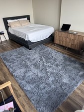 Plush grey rug for sale  Portland