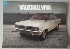 Vauxhall viva brochure for sale  BOURNE