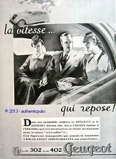Publicite automobile peugeot d'occasion  Cires-lès-Mello