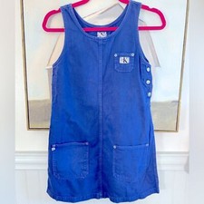 Usado, Mini vestido salto feminino CALVIN KLEIN CK azul royal denim tamanho pequeno comprar usado  Enviando para Brazil