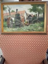 Oil painting tractor for sale  Tampa