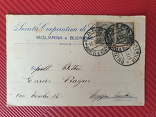 Cartolina pubblicitaria societ usato  Mantova