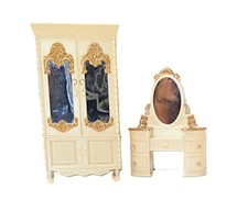 Conjunto de 2 peças de móveis para vaidade e armário Bratz World Yasmin's House comprar usado  Enviando para Brazil