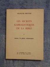 Secrets kabbalistiques bible d'occasion  Graulhet