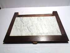 Holzplatte marmoreinsatz antik gebraucht kaufen Holzplatte marmoreinsatz antik gebraucht kaufen  Burgstädt
