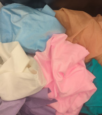 SACOS DE SUCATA DE TECIDO LYCRA/ELASTANO - VARIEDADE DE TAMANHOS E CORES comprar usado  Enviando para Brazil