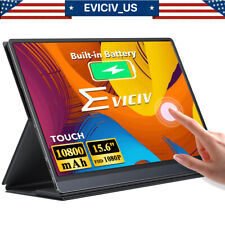 Usado, Monitor portátil bateria EVICIV 120Hz tela sensível ao toque, atualizado 15,6" IPS HDR usado A comprar usado  Enviando para Brazil