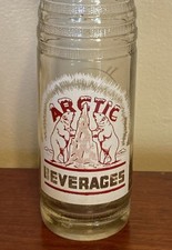 Usado, Garrafa de vidro vintage Arctic Beverages refrigerante pop 10 onças - urso polar - Conroe TX comprar usado  Enviando para Brazil