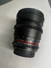 Lente de cinema Rokinon 16mm T2.2 para Canon EF – APS‐C / Super 35  comprar usado  Enviando para Brazil