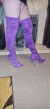 Purple suede knee for sale  THORNTON-CLEVELEYS