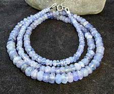 Tanzanite faceted rondelle for sale  UK